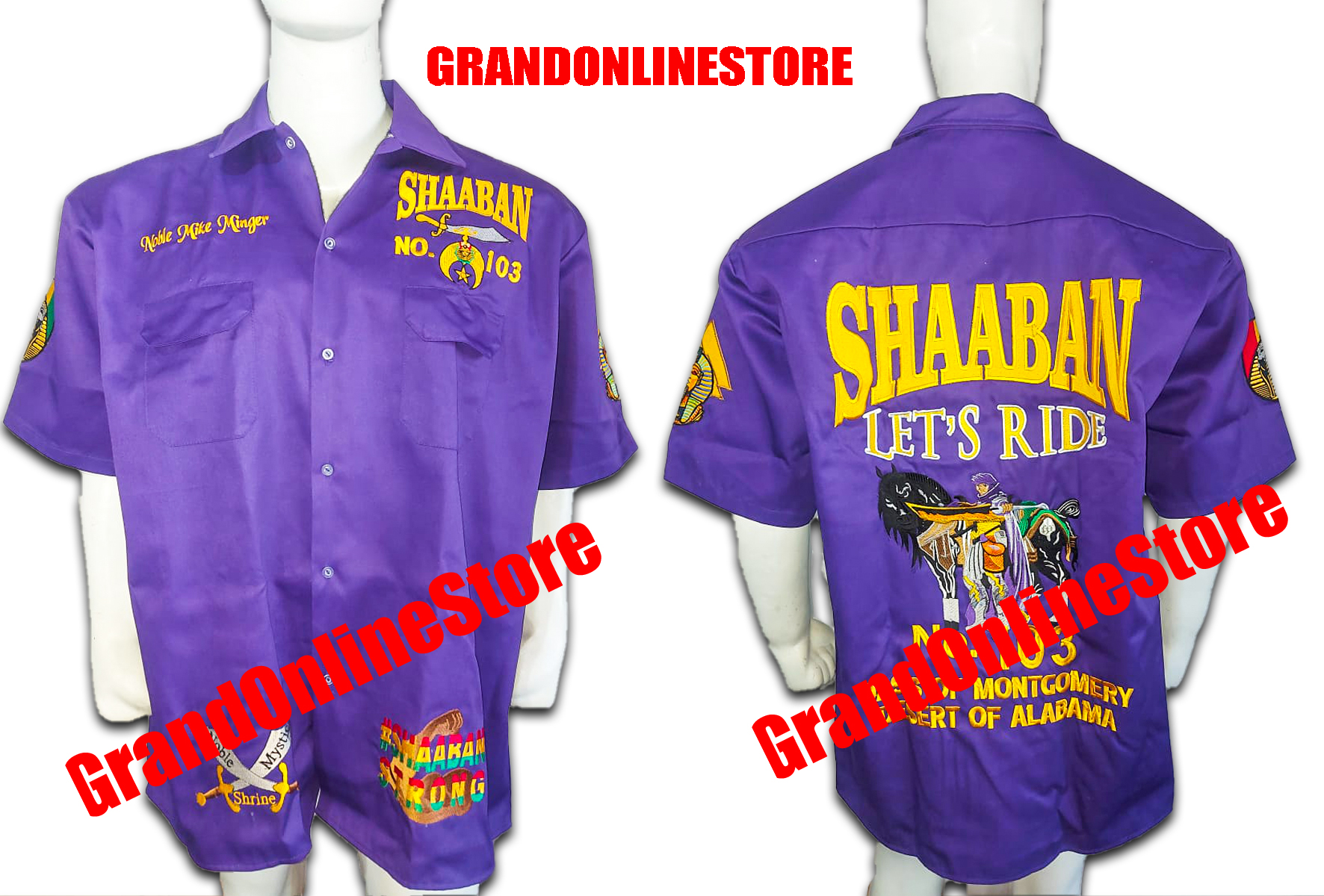 purple shaaban shirt