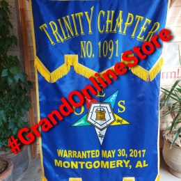 OES Banner, Order of the Eastern star chapter banner, oes chapter banner