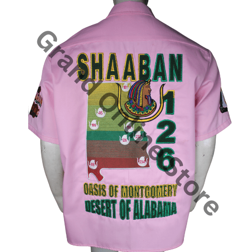 DOI walking shirts, Daughters of Isis apparel, fraternal organization shirts, comfortable clothing, quality craftsmanship, ceremonial shirts DOI walking shirt featuring the organization's logo and quality fabric