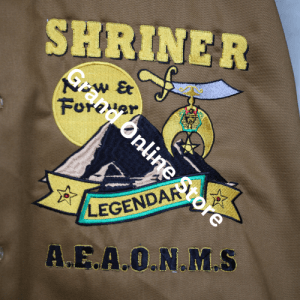 Rameses Temple Machine Embroidered Shriner Shirt Fraternal apparel with embroidery 4 Shriner Brotherhood Symbol T-Shirt