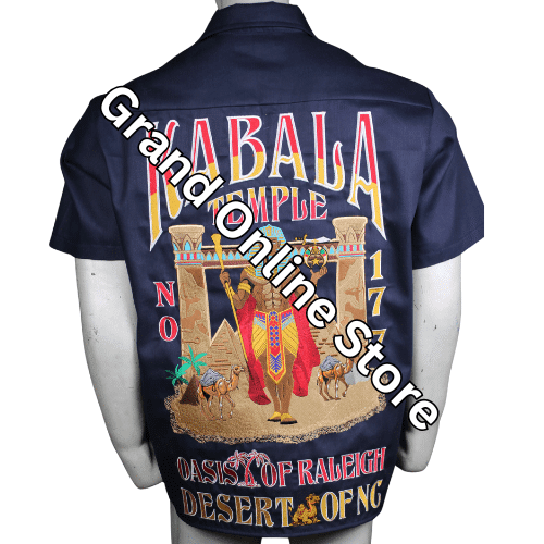 Shriner walking shirt in half-sleeve design for fraternity members High-quality Shriner Dickies shirt for nobles