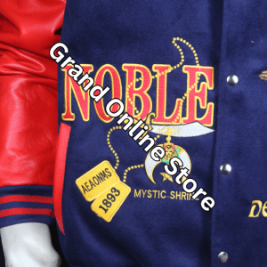 Premium Shriner varsity jacket for ceremonial wear