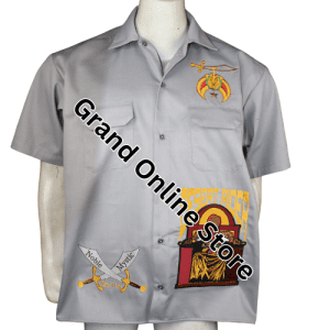 Personalized Embroidered Shriner Emblem Walking shirt for nobles High Quality Dickies 3 High-quality Shriner Dickies shirt for nobles