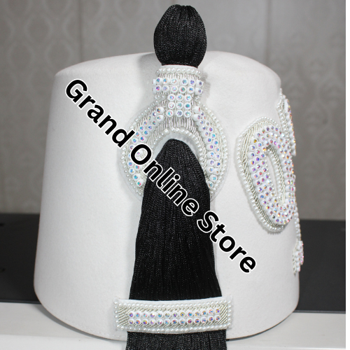 Handcrafted DOI Court Fez Hat | Perfect for Ceremonies Premium Daughters of Isis Court Fez Hat with Tassel