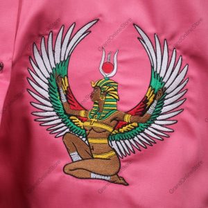 AS SALAM Court Custom Embroidered DOI Shirt | Pink Dickey Shirt for Daughters of Isis – Elegant Personalized Fraternal Apparel 7 IMG 9434