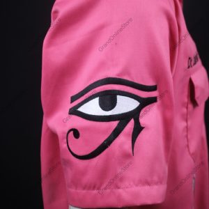 AS SALAM Court Custom Embroidered DOI Shirt | Pink Dickey Shirt for Daughters of Isis – Elegant Personalized Fraternal Apparel 3 IMG 9444