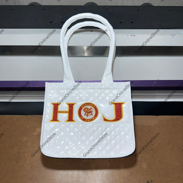 ✨ Custom Embroidered HOJ Tote Bag, Unique Embroidery, Tote Bag for Sisters & Best Gift for Sisters ✨