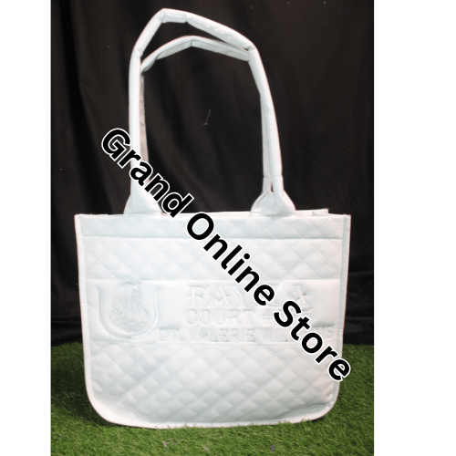 Quilted Tote Bag for Women Custom Embroidered Tote for Daughter of Isis Stylish Masonic Handbag