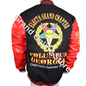 OES Embroidered Varsity Jackets Customized Embroidered Women Baseball Jackets