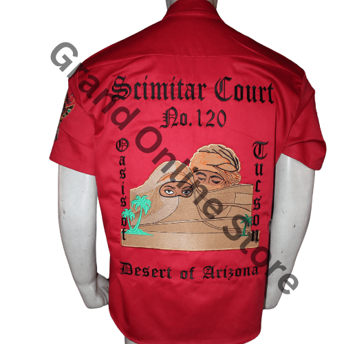Scimitar Court Walking Shirts Best Embroidered Casual Shirts