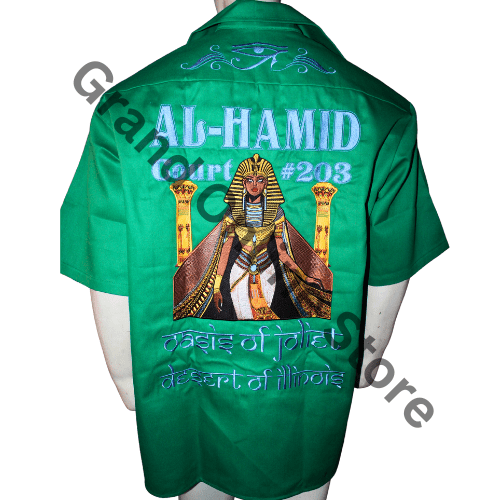 AL Hamid Court Walking Shirts Daughters Of Imperial Embroidered Dickey Shirts