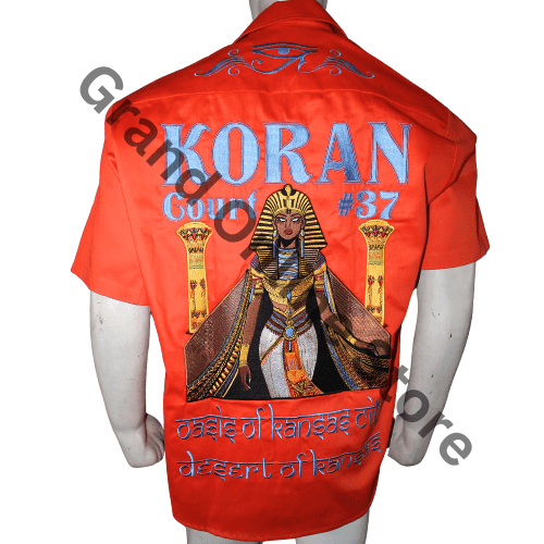 Koran Court Shirt Daughter of isis ceremonial attire Customized Embroidered DOI Dickey Shirt