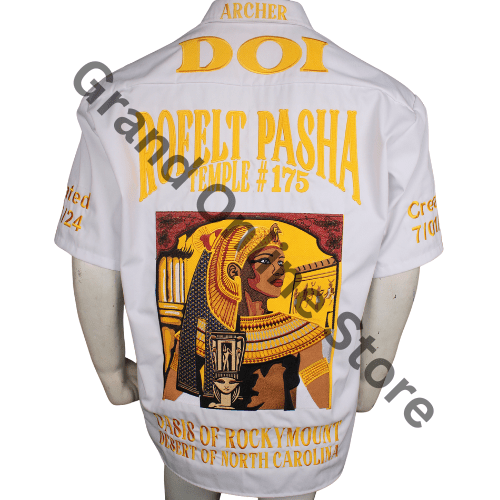 Refelt Pasha Court Walking Shirts Daughter of ISIS Embroidered Shirts