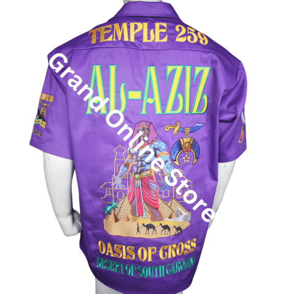 Al Aziz Temple Shriner Walking Shirts Best Casual button-up shirts with custom designs