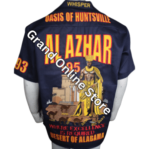 Al Azhar Temple Shriner walking shirt with personalized embroidery