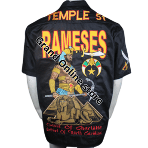 Custom Rameses Temple Shriner Shirt with Premium Embroidery