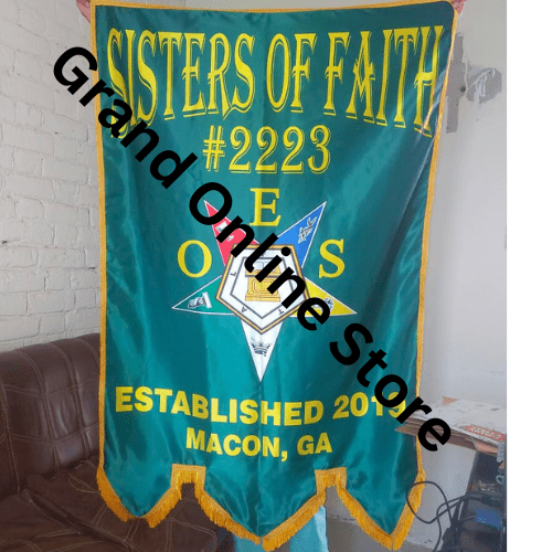 Sister Of Faith Sublimation Banners OES ( Order Of Eastern Star) Banners