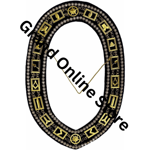 Blue Lodge Masonic Chain Collars with customizable designs