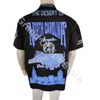 Kabala Temple Shriner Walking Shirts North Carolina Shriner Embroidered Shirts