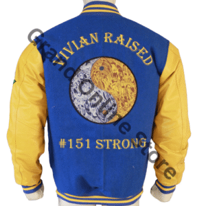 OES Varsity Jackets Leather Sleeve Wool Body Baseball Jackets