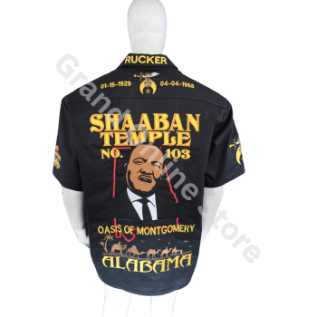 Shaban Temple Shriner Shirts Customized With your temple name embroidery designs