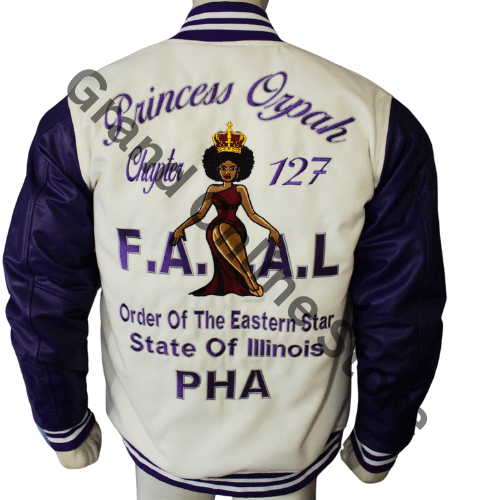 OES Varsity Jackets High Quality Baseball Jackets Embroidery Artwork Jackets